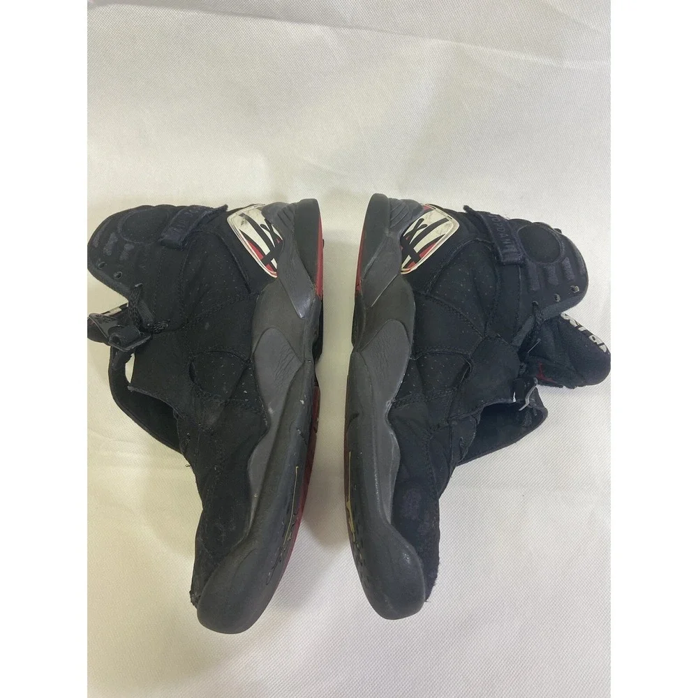 Nike Air Jordan 8 VIII Retro Playoff Black Bred‎ White 305381-061 Size 11 Shoes